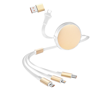 <span class=keywords><strong>Cable</strong></span> de Carga Rápida Retráctil 3 en 1 de 120W 5A, <span class=keywords><strong>Cable</strong></span> Cargador Multi USB para <span class=keywords><strong>iPhone</strong></span>, Tipo <span class=keywords><strong>C</strong></span>, Android - Product Image 2