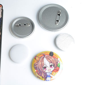 Lencana Pin Bulat Kosong dengan Logo Cetak Kustom, Lencana Logam Timah Kustom, Lencana Logam Presse, Pabrik OEM, Hadiah Promosi - Product Image 3