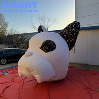 Mascotte de poulet mignon gonflable de décoration extérieure, ballon gonflable d'animal de grand coq