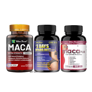 MACA Plus Capsules Herbal Supplement Men and Women Magic Power to <b>Enhance</b> 3 days Hip & big <b>Butt</b> capsules maca pills - Product Image 1