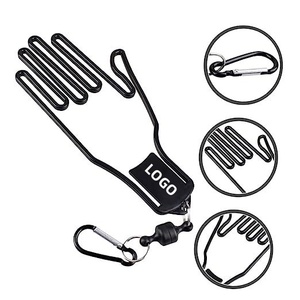 Custom logo Portable Magnetic Golf Gloves Holder Dryer Hanger Sports Club <b>Hook</b> With Dryer and Magnetic <b>Clip</b> - Product Image 1