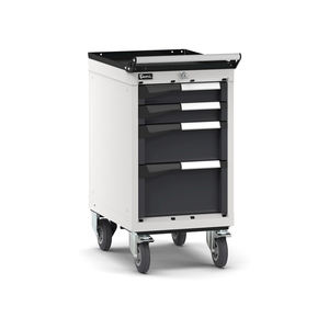 Carro de herramientas Fami Master con 4 cajones de extensión ajustable bicolor, 408x573x822mm - Product Image 1