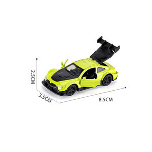 1:60 Petit jouet moulé sous pression <span class=keywords><strong>Cars</strong></span> 3 portes Pullback Ornaments Metal Racing Car Model for Kids Gift 8 Styles Mix - Product Image 5
