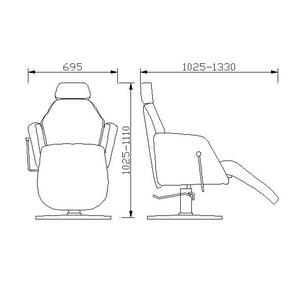 Nuevo estilo europeo, bomba de servicio pesado barata, silla de peluquero reclinable hidráulica, sillas de salón para estilista, equipo de salón de peluquería - Product Image 5