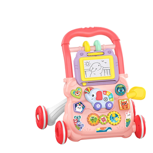 KSF Nouveau Trotteur Musical Éducatif pour Bébé avec Tableau <span class=keywords><strong>de</strong></span> Dessin et Jeux, Trotteur d'Apprentissage Assis-Debout, Jouet pour Bébé et Tout-Petit - Product Image 2