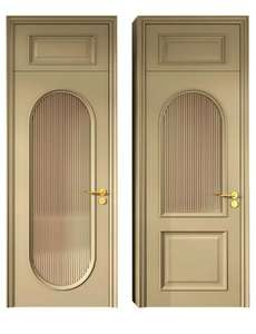 Fabricante profesional Laca Acabado Color sólido Tablero de madera contrachapada <span class=keywords><strong>OSB</strong></span> Puertas de acabado metálico interior a base de aceite para casas - Product Image 2