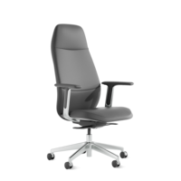 Chaise de bureau de direction ergonomique inclinable en cuir véritable, mobilier de bureau contemporain de luxe