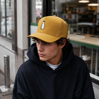 Casquette de golf 5 panneaux personnalisable avec broderie OEM, faible MOQ, en coton premium, avec corde, boucle réglable, style rétro, unisexe