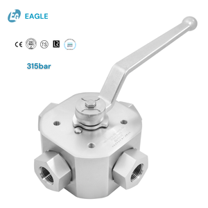 Voor apparatuur: Eagle RVS 304 316L kogelkranen 3-weg klep hoge druk 3-weg hoge druk 4-weg drieweg water <span class=keywords><strong>gas</strong></span> - Product Image 1