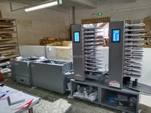 Machine à relier numérique <span class=keywords><strong>Duplo</strong></span> 6 bacs, deux tours, pour papier copie, papier NCR, machine à coller, machine à relier pour carnets, livrets, reliure à pointes - Product Image 3
