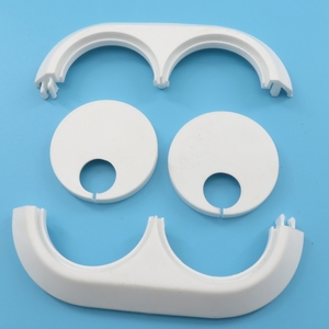 Anello decorativo in plastica a doppio tubo bianco da 15mm, copertura decorativa per tubo, decorazione con coperchio - Product Image 5