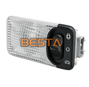 Plafonnier intérieur de voiture, plafonnier rond, lampe de lecture, adapté à Citroën C1 C2 C3 Peugeot 206 <span class=keywords><strong>CC</strong></span> 207 6362AC 6362P3 6362K9 - Product Image 5