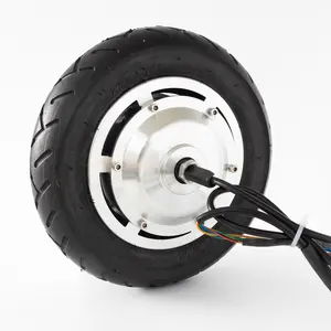 Factory supply 10 inch 36v Brushless Gearless DC Motor wheelchair motor hub with tire