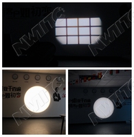 Kit d'éclairage de studio LED Zoom Spot 200W blanc froid/chaud pour église, projecteur profilé