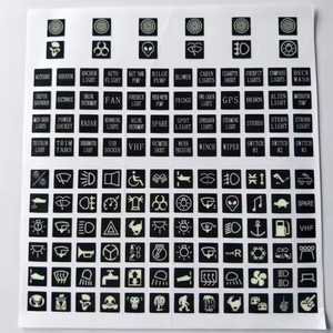 120 pegatinas luminosas para interruptores de panel, calcomanías para interruptores de coche, barco y automóvil - Product Image 6