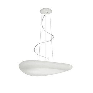 <span class=keywords><strong>Lampadario</strong></span> a Ciambella Bianco di Design Italiano <span class=keywords><strong>per</strong></span> Soggiorno, Hotel, Sala da Pranzo e Camera da Letto - Product Image 4
