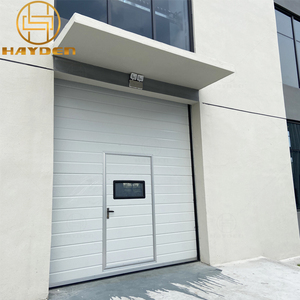 Panneaux <span class=keywords><strong>de</strong></span> <span class=keywords><strong>porte</strong></span> <span class=keywords><strong>de</strong></span> <span class=keywords><strong>garage</strong></span> <span class=keywords><strong>en</strong></span> mousse <span class=keywords><strong>de</strong></span> polyuréthane et acier, <span class=keywords><strong>porte</strong></span> sectionnelle industrielle robuste, résistante au vent, à levage vertical - Product Image 1