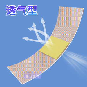 ผ้าพันแผลกังไช่ทางการแพทย์ ระบายอากาศได้ดี ขนาด 70x18 มม. บรรจุ 100 ชิ้น/กล่อง อุปกรณ์การแพทย์คลาส 1 ได้รับการรับรองมาตรฐาน CE - Product Image 1