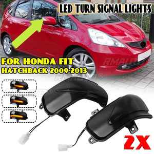 2 clignotants latéraux à LED dynamiques pour rétroviseurs Honda Fit Hatchback 2009-2013 - Product Image 1