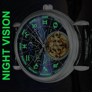 12 Constellations du Zodiaque <span class=keywords><strong>Mission</strong></span> <span class=keywords><strong>To</strong></span> <span class=keywords><strong>The</strong></span> <span class=keywords><strong>Moon</strong></span> Sunrise Montre astronomique - Product Image 4