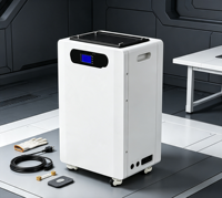 Batterie de stockage d'énergie domestique LiFePO4 24V 200Ah avec BMS intelligent intégré pour alimentation de secours solaire hors réseau à domicile
