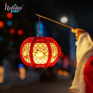 Tùy Chỉnh Mùa Xuân Lễ Hội Đèn Lồng Có Thể Tái Chế Cầm Tay Giấy Khắc Đèn Lồng Cho Trung Quốc Năm Mới Và Lễ Hội Trang Trí - Product Image 3