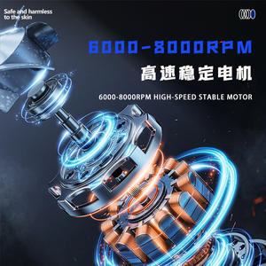 Kemei KM-1868 Electric <b>Hair</b> <b>Clipper</b> With LCD Display Battery Operated USB Charging For Men Haircut Trimming - Product Image 5