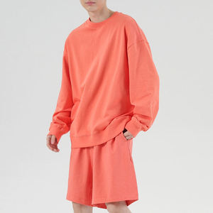 Otoño 330g 100% sudadera de algodón Unisex de alta calidad de gran tamaño para hombres sudaderas de otoño - Product Image 2