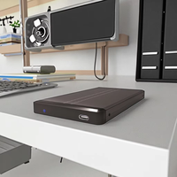 Adaptor SATA 2.5'' Inch ke USB 3.2 Gen2 10Gbps dengan Casing Aluminium untuk HDD/SSD Eksternal dan Kabel Tipe-C