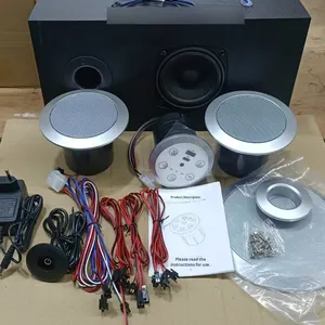 Altavoz Multifuncional Impermeable IPX9 de 5.3 Pulgadas para Sofá, Audio RGB LED, Alimentado por Batería, Carga USB/Tipo-C, Pantalla Táctil - Product Image 3
