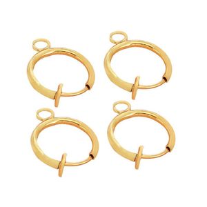 Clip-On Hoop <b>Earrings</b> Silver Plated Zinc Alloy For Women Fashion Jewelry Accessories - Product Image 4