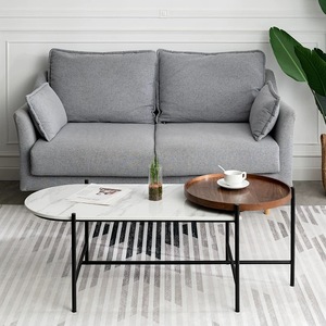 Modern Hot-selling White Round Marble Living Room <strong>Coffee</strong> <strong>Table</strong> <strong>Oval</strong> - Product Image 3