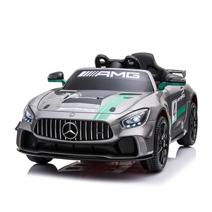 Voiture électrique pour enfants sous licence <span class=keywords><strong>Mercedes</strong></span> Benz AMG GT4 12v, deux places, voiture jouet pour enfants, vente en gros - Product Image 1
