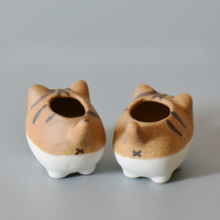Jingdezhen Pot Jempol Mini, Hadiah Siswa Desktop Sukulen Jenis Mini