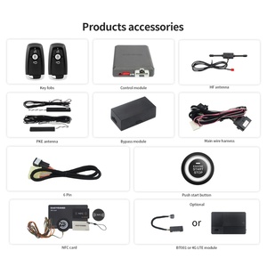 Semi <b>Plug</b> and Play <b>Remote</b> Start System with Push Button, PKE, NFC, and 4G LTE App <b>Control</b> for Ford Vehicles - Product Image 6