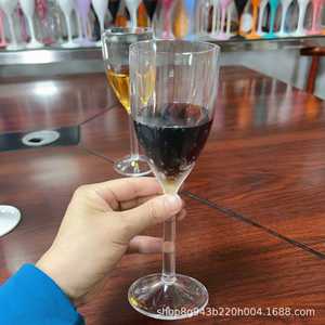 Verres à vin rouge modernes en plastique sans BPA de 414 ml (14 oz) – Incassables et réutilisables – Vente en gros usine – Flûtes à champagne - Product Image 2