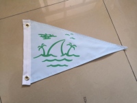 Pas cher de haute qualité résister au vent extérieur robuste Double face 100% Polyester campagne logo imprimé personnalisé drapeaux de bateau de pêche