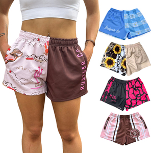 Shorts de Rugby d'Entraînement de Course à Pieds Unisexe Respirants en Polyester 100% Imprimés Personnalisés en Gros avec Poches - Product Image 1