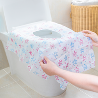 Papier toilette jetable imprimé non tissé imperméable, écologique, auto-adhésif, 2 couches, lot de 1 pièce pour les voyages et la maternité