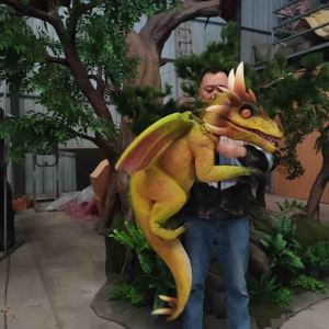Marioneta de Mano de Dinosaurio Animatrónico Pequeño, Dragón Bebé - Product Image 4