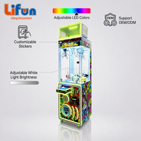 LIFUN Machine à griffes 20'' à monnayeur, jeu d'arcade commercial de distribution de cadeaux et de prix pour centre commercial et salle de jeux