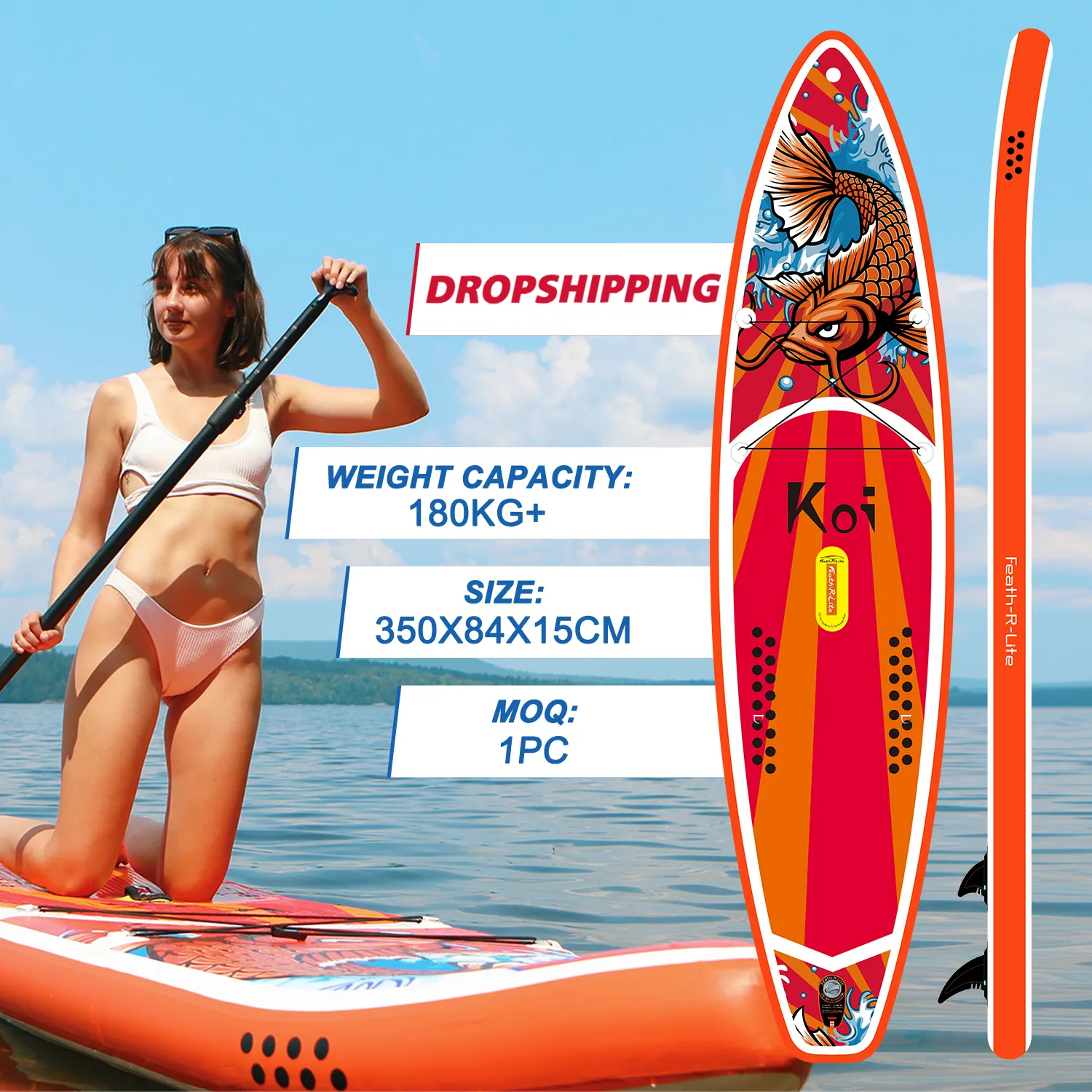 FUNWATER Dropshipping Venta al por mayor de fábrica surf deportes acuáticos tabla de surf Stand Up Paddle Board