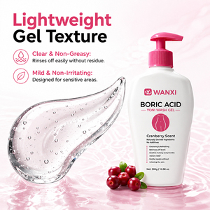 <span class=keywords><strong>Gel</strong></span> <span class=keywords><strong>Nettoyant</strong></span> <span class=keywords><strong>Intime</strong></span> à la Canneberge le Plus Vendu, à l'Aloe Vera et à l'Acide Borique, Sans Cruauté Animale, Équilibrant le PH, Soin Féminin Anti-Démangeaisons et Anti-Odeurs - Product Image 4