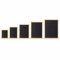 Tableau noir mural en bois de pin gravé, écologique, pour menus de restaurants, cafés et boutiques (vente en gros)