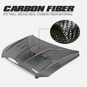 Nouveau capot avant en fibre de carbone noir pour Genesis GV70 2023, type EPA - Product Image 6