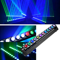 Promotion : Barre de Scène DMX à 12 Yeux RGB, 12x15W RGBW 4-en-1, Projecteur LED Mobile pour DJ, Boîte de Nuit et Discothèque