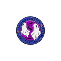 Épinglette en émail personnalisée pour Halloween, badge métallique personnalisé pour événements festifs, cadeau promotionnel, souvenir de costume et article publicitaire