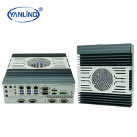 Propre marque 10/11ème I3 I5 I7 processeur ordinateur industriel DC 12-24V large tension entrée pc intégré