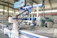Routeur CNC à chargement et déchargement automatiques pour la production de meubles, armoires et portes en MDF