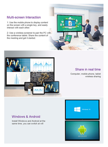 Trung Quốc VETO <span class=keywords><strong>Multi</strong></span> Touch 4K Hiển Thị Android Kỹ Thuật Số Ánh Sáng Bảng Thông Minh Điện Bảng Tương Tác Cho Giảng Dạy - Product Image 4
